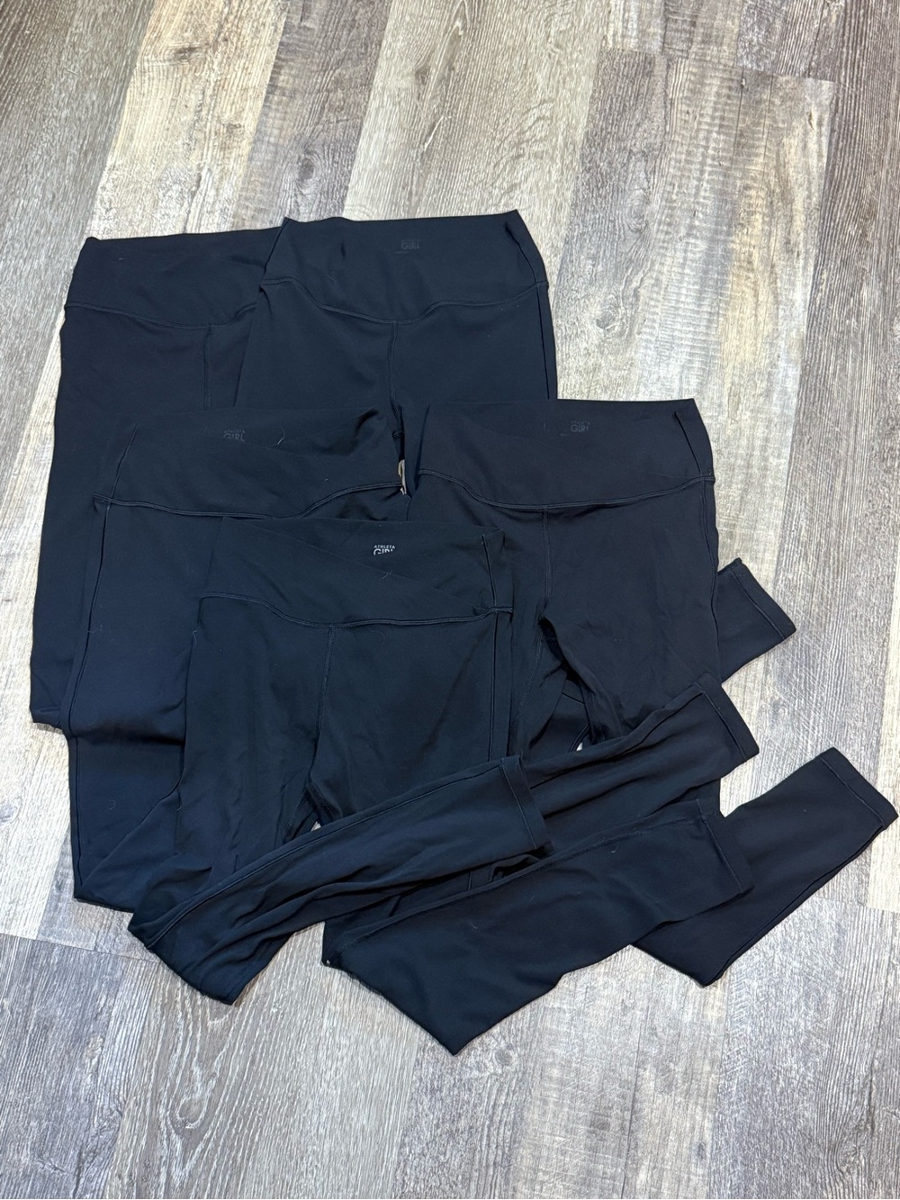 Bundle of 5 Athleta Girl Crossover leggings size L